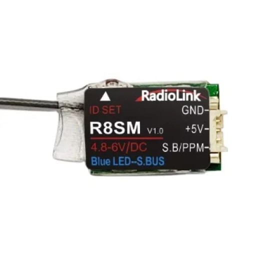 Radiolink 2.4GHz R8SM 8 Channels RC Super Mini Tiny SBUS/PPM for Mini Drone with T8FB/T8S Controller
